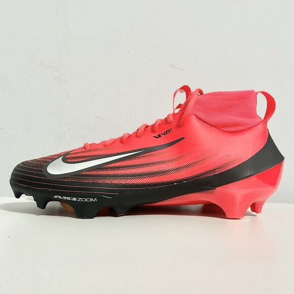 Nike Zoom Air Vapor Pro 1 “Crimson Black” Men Size 10 Football Cleats No Lid - Picture 4 of 8